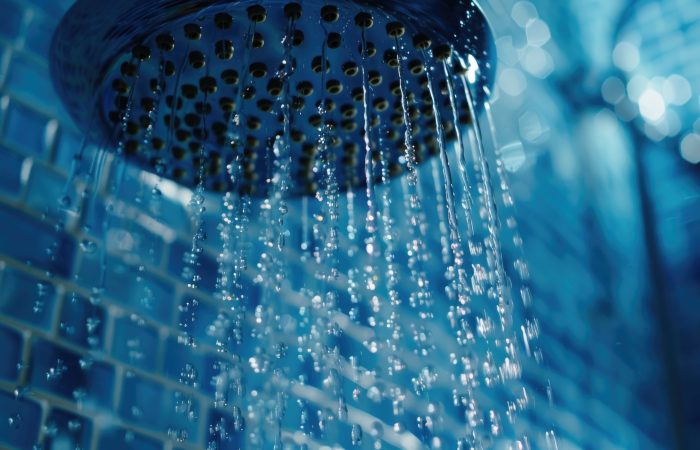 Duschkopf einer mobilen Dusche